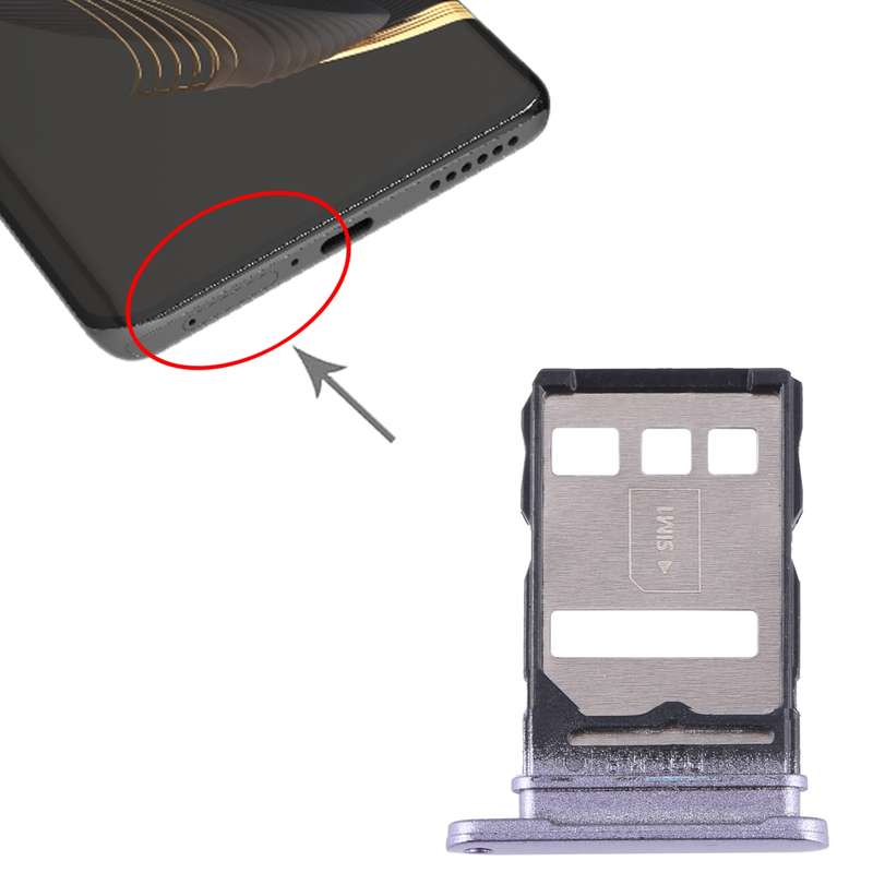 For Huawei nova 10 SIM Card Tray (Black)