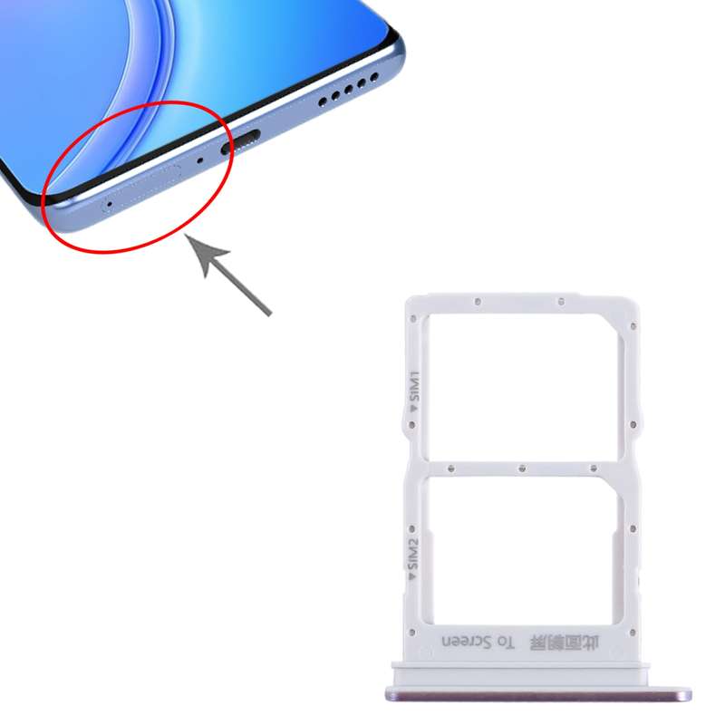 For Honor V40 Lite SIM + SIM Card Tray (Black)