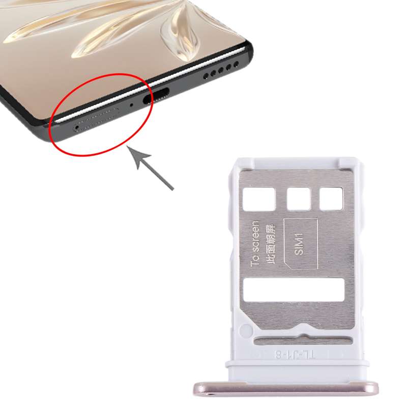 For Honor 70 SIM + SIM Card Tray (Black)
