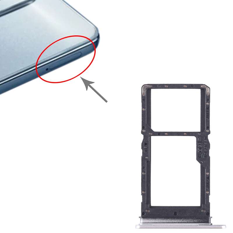 For Honor Play 30 SIM + SIM / Micro SD Card Tray (Blue)