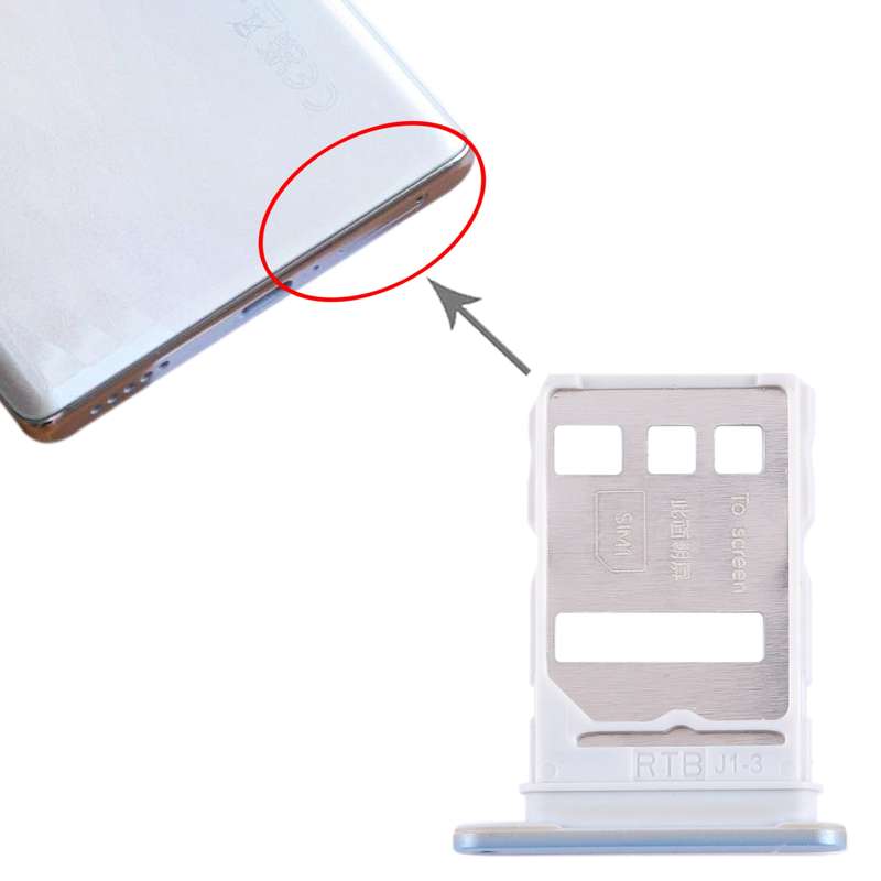 For Honor Play6T SIM + SIM / Micro SD Card Tray (Gold)