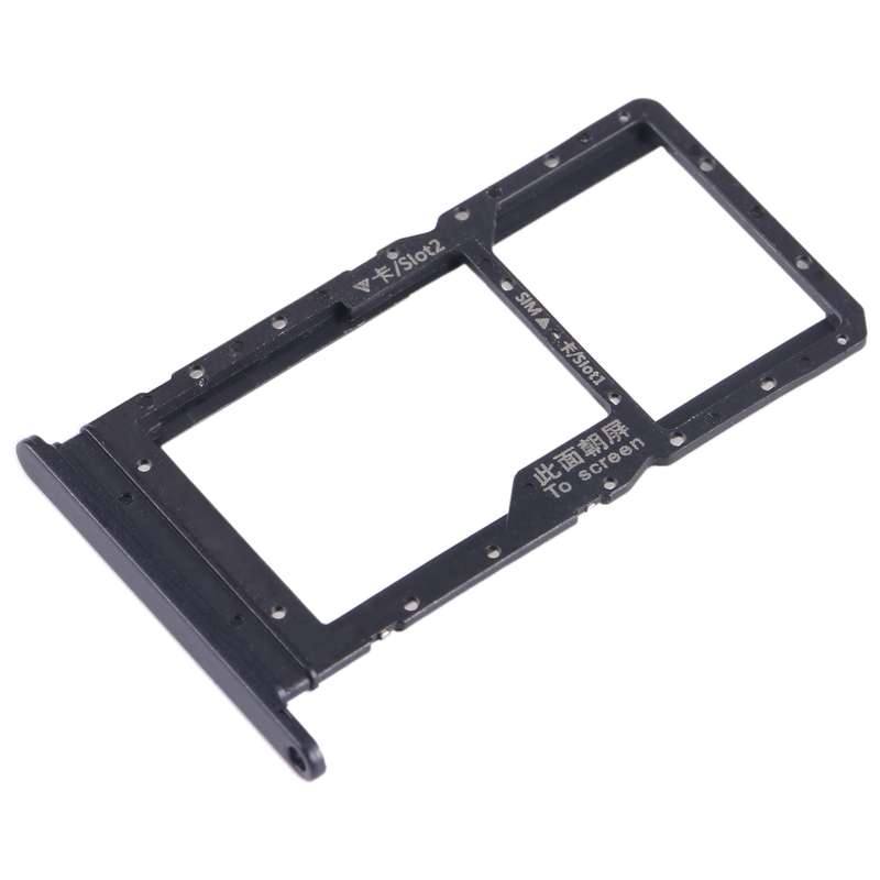 For Honor Play 20A SIM + SIM / Micro SD Card Tray (Black)