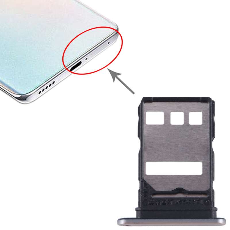 For Honor X50 SIM Card Tray (Black)