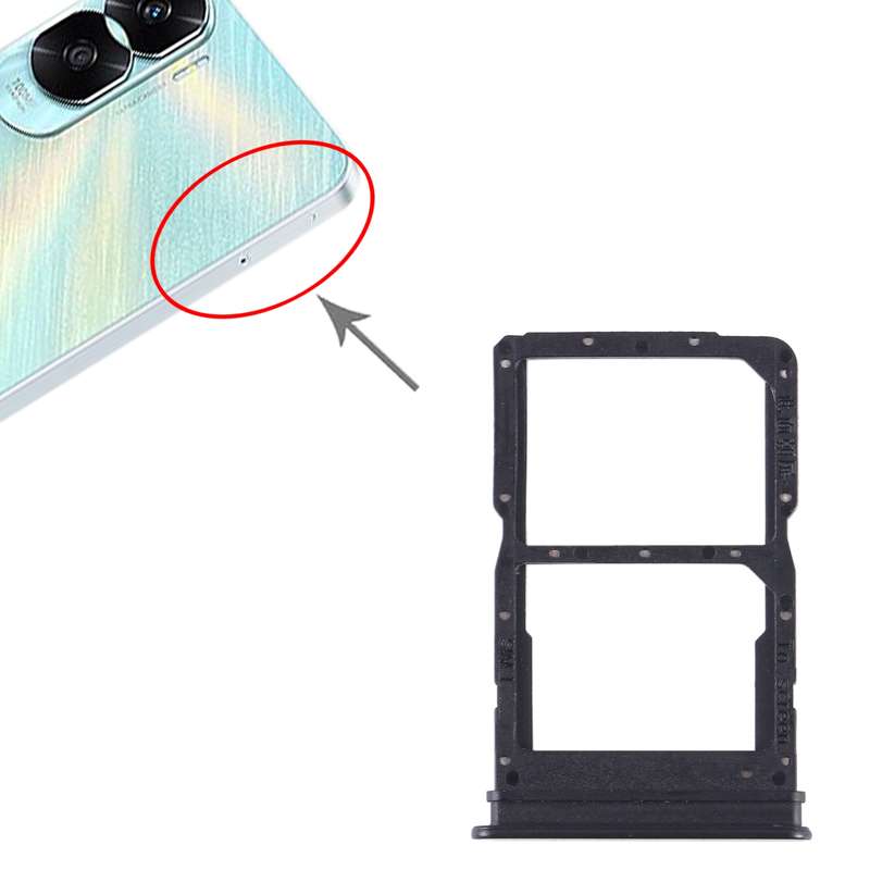 For Honor X50i SIM + SIM Card Tray (Black)
