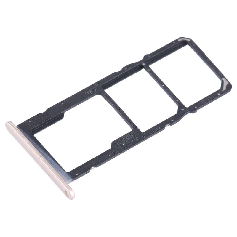For Honor X10 Lite SIM + SIM + Micro SD Card Tray (Black)