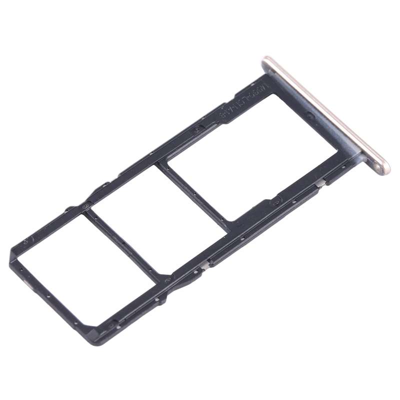 For Honor X10 Lite SIM + SIM + Micro SD Card Tray (Black)