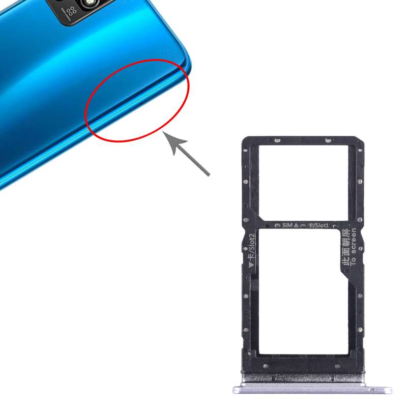 For Honor Play 5T SIM + SIM Card Tray (Purple)