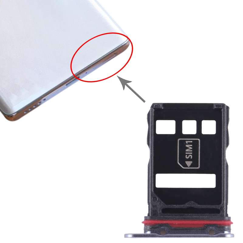 For Honor Magic4 Ultimate SIM + NM Card Tray (Black)
