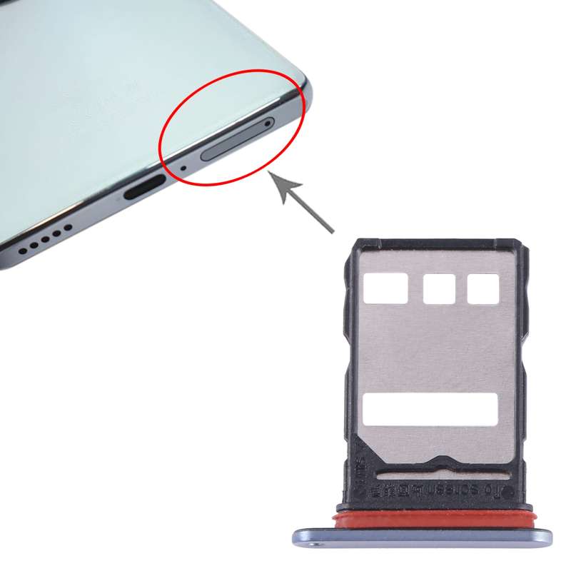 For Honor X9a SIM Card Tray (Black)