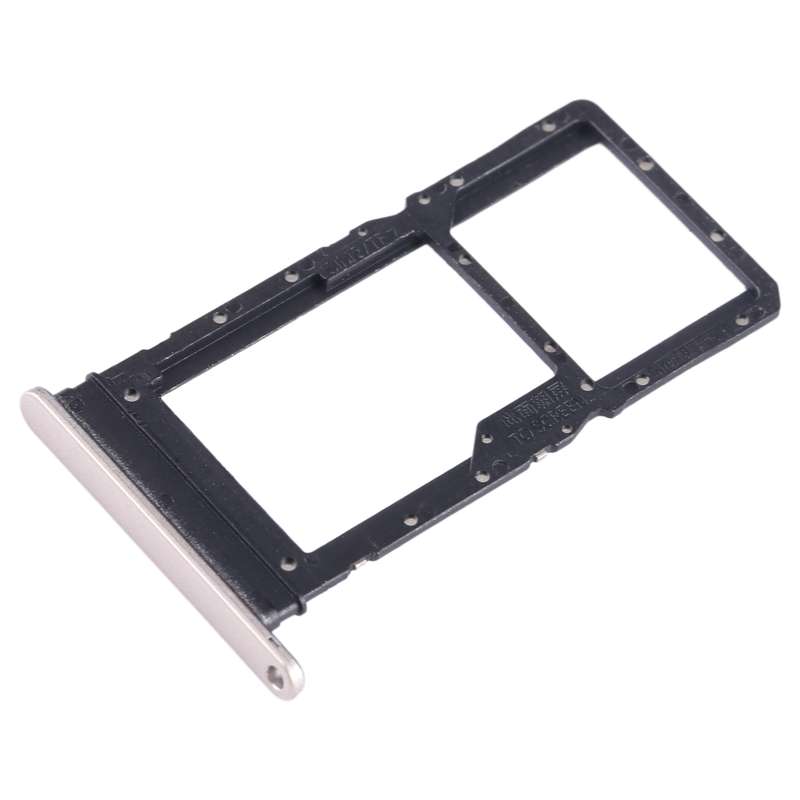 For Honor X7a SIM + SIM / Micro SD Card Tray (Silver)