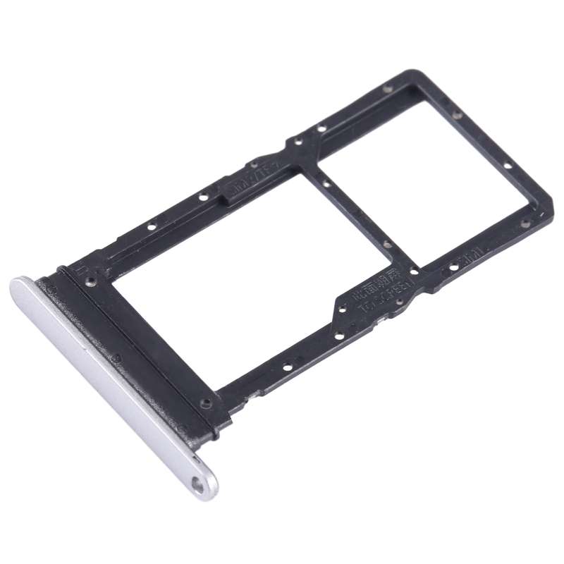 For Honor X7a SIM + SIM / Micro SD Card Tray (Silver)