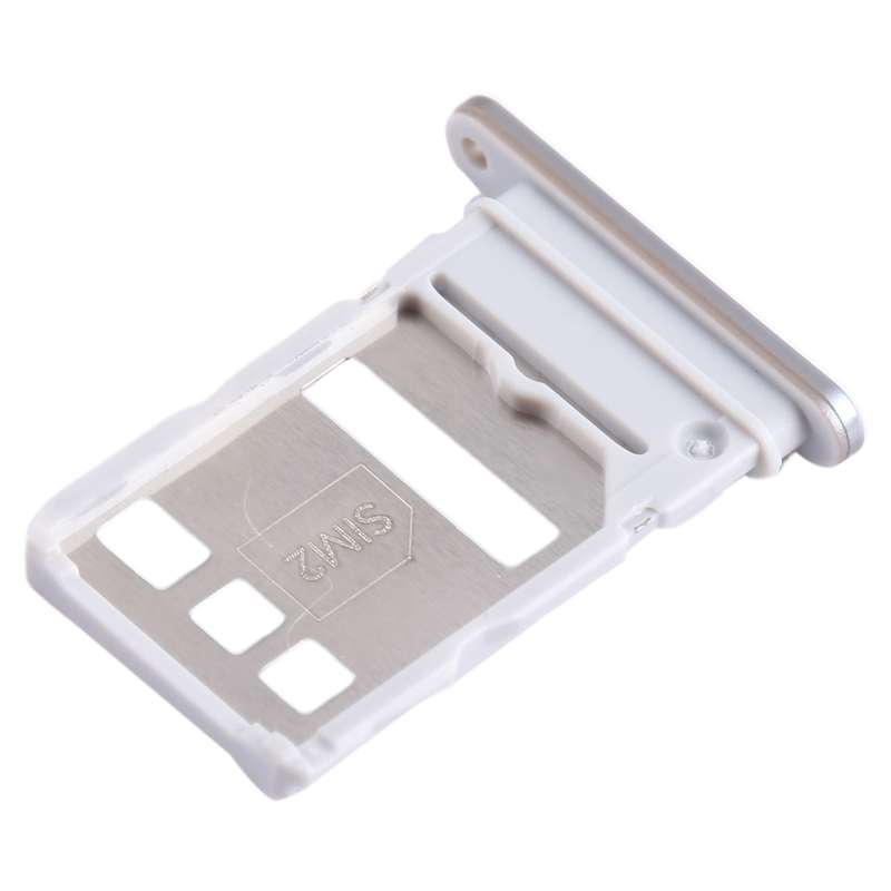 For Honor 80 Pro Flat SIM + SIM Card Tray (Silver)