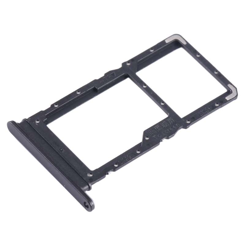 For Honor X6 SIM + SIM / Micro SD Card Tray (Black)