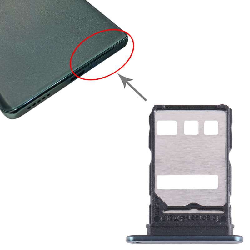 For Honor X40 SIM Card Tray (Black)