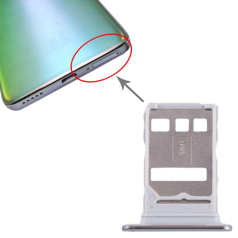 For Honor X9 SIM Card Tray (Black)