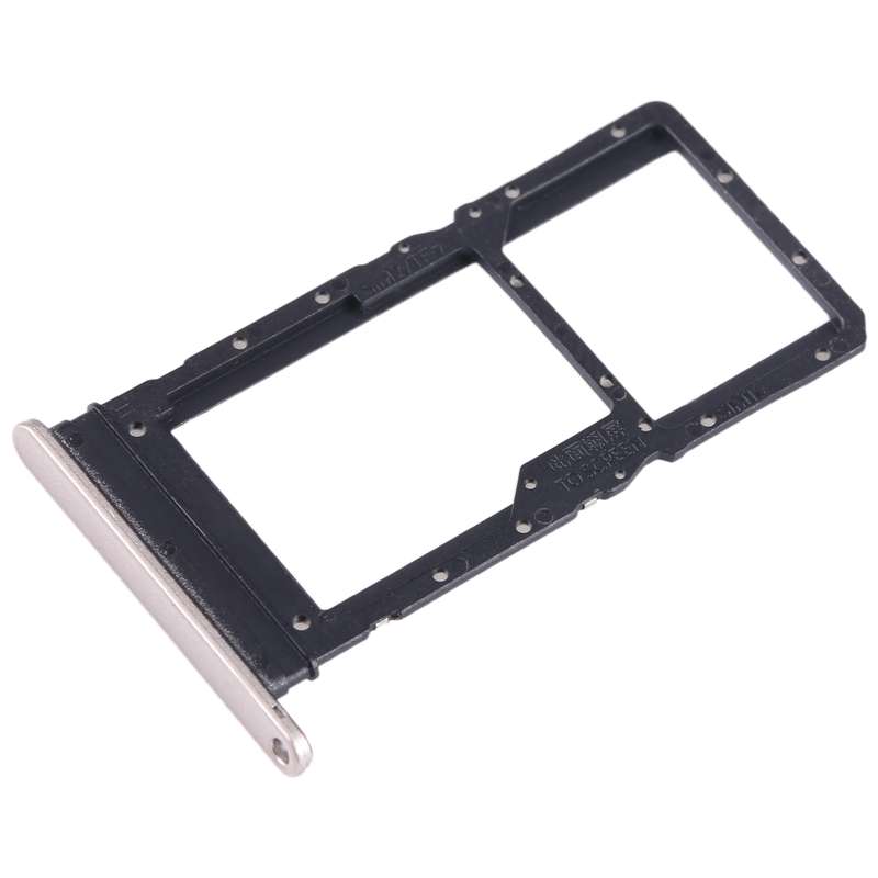 For Honor X7 SIM + SIM / Micro SD Card Tray (Black)