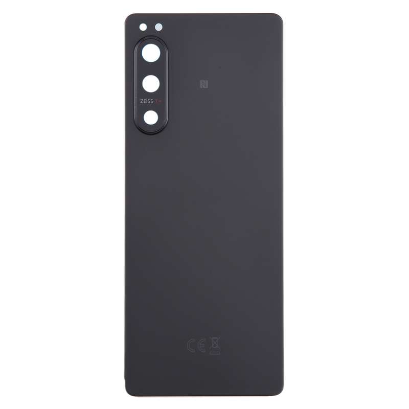 For Sony Xperia 5 IV Original Battery Back Cover with Camera Lens Cover(Black)