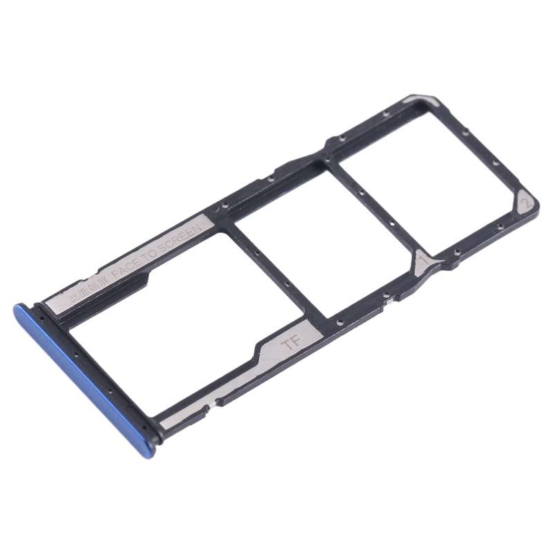 For Xiaomi Poco M4 Pro SIM Card Tray + SIM Card Tray + Micro SD Card Tray (Black)