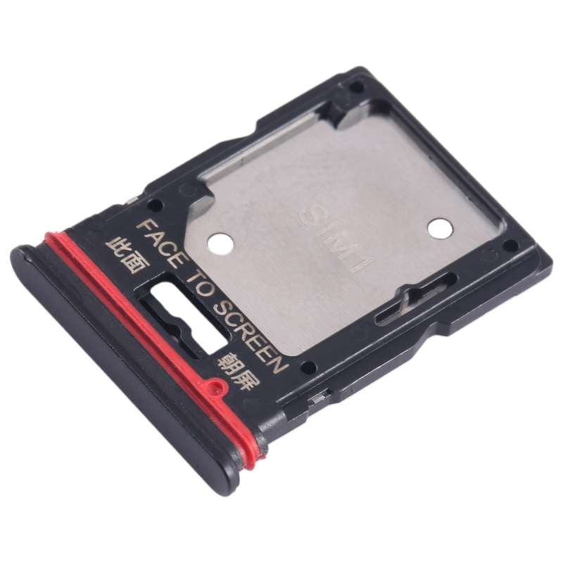 For Xiaomi Redmi Note 11T Pro+ SIM Card Tray + SIM Card Tray / Micro SD Card Tray (Black)
