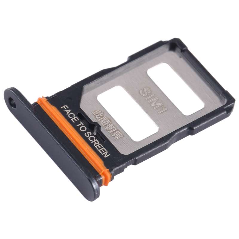 For Xiaomi 12 Lite SIM Card Tray + SIM Card Tray (Black)