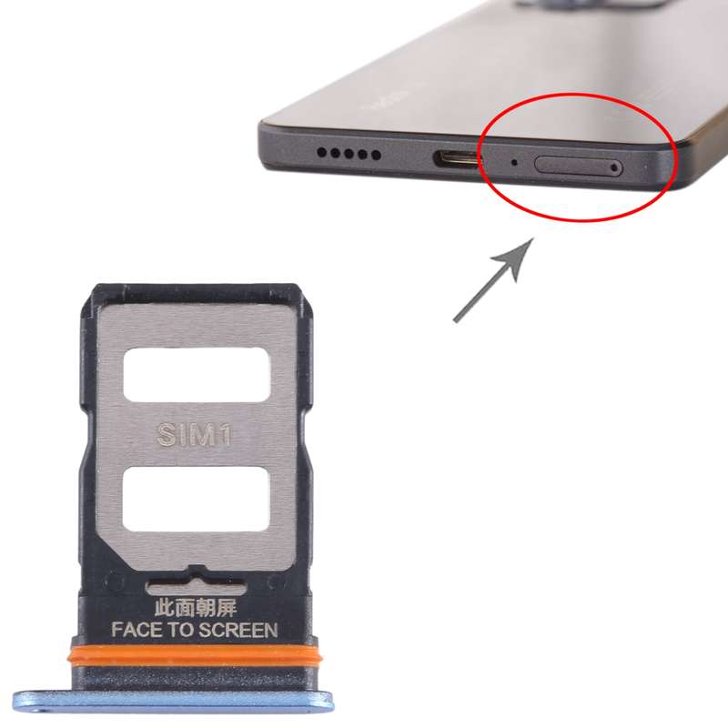 For Xiaomi Redmi Note 12 Pro 5G SIM Card Tray + SIM Card Tray (Black)