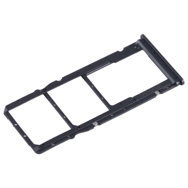 For Xiaomi Redmi Note 12s SIM Card Tray + SIM Card Tray + Micro SD Card Tray (Black)