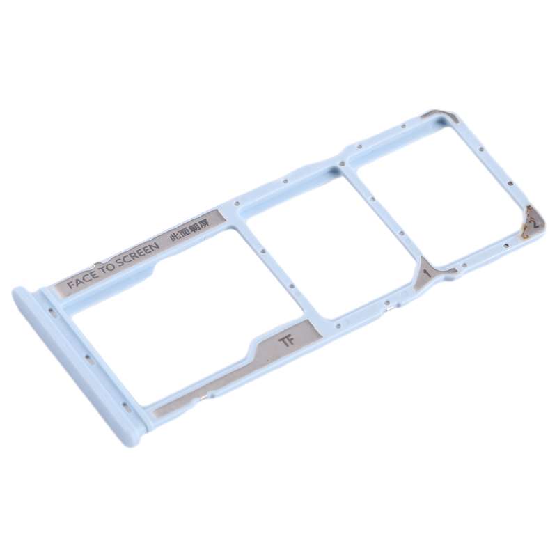 For Xiaomi Redmi A2 SIM Card Tray + SIM Card Tray + Micro SD Card Tray (Black)