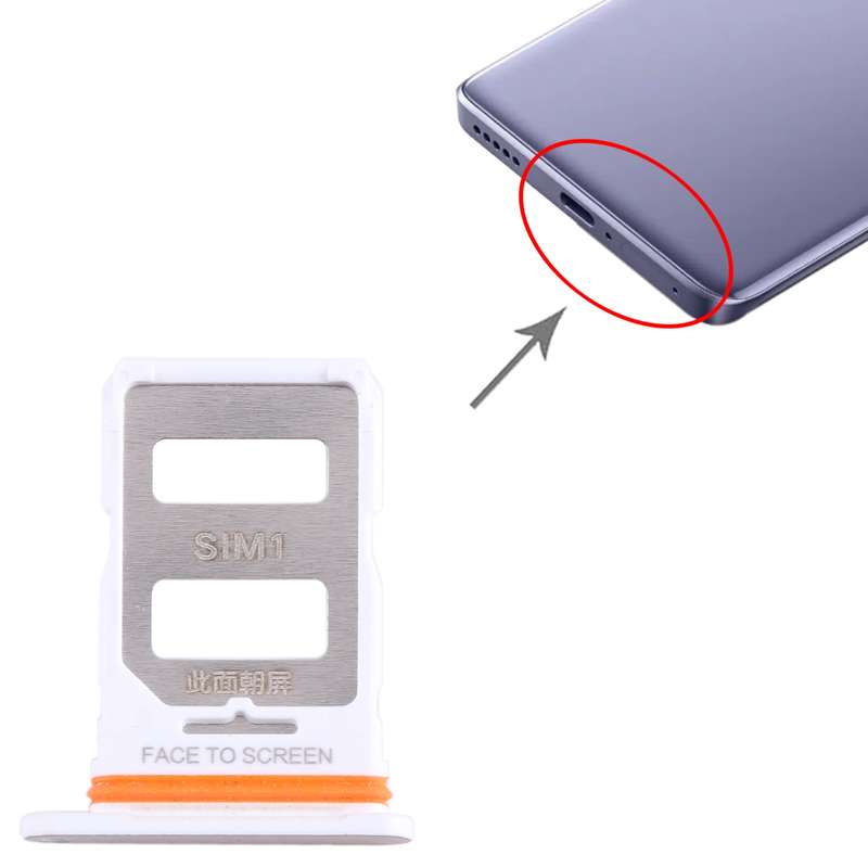 For Xiaomi Civi 3 SIM Card Tray + SIM Card Tray (Black)