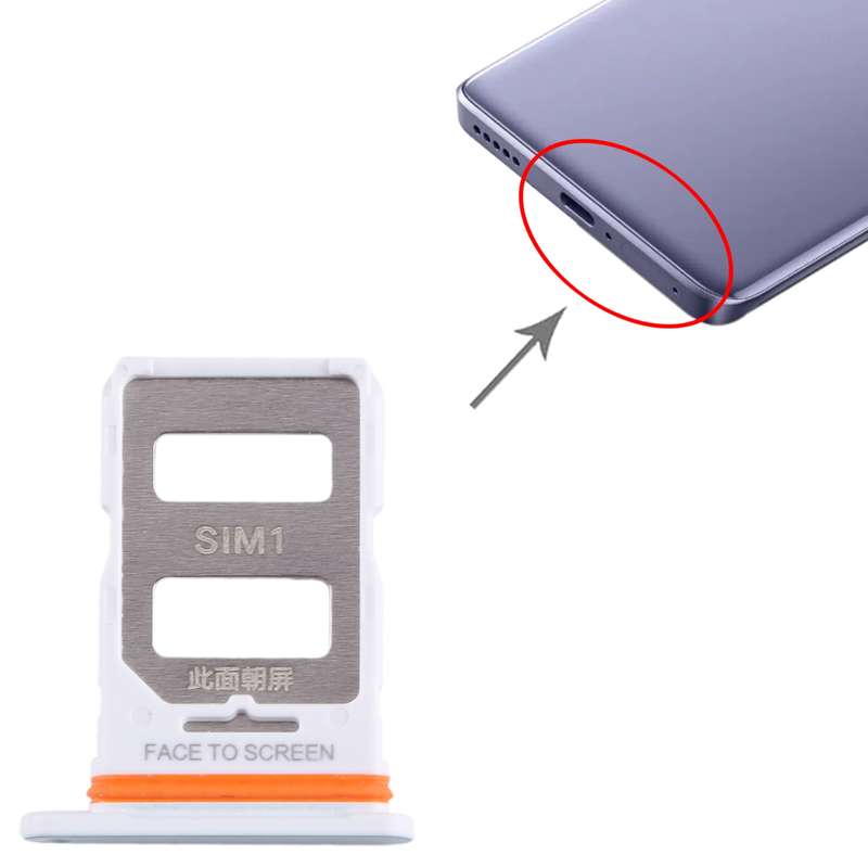 For Xiaomi Civi 3 SIM Card Tray + SIM Card Tray (Black)