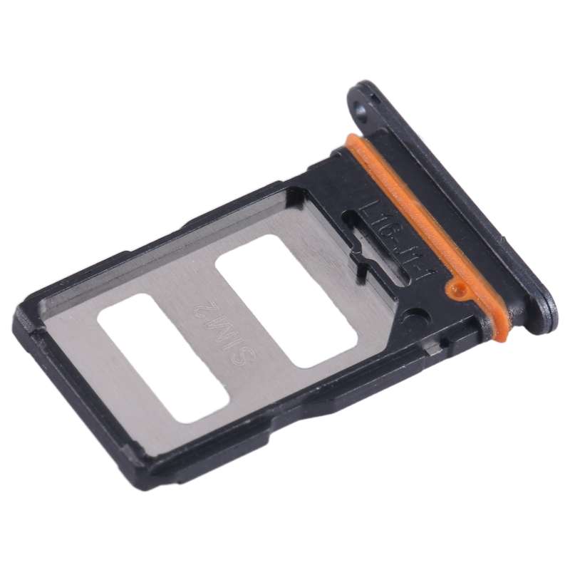 For Xiaomi Redmi Note 12T Pro SIM Card Tray + SIM Card Tray (Black)