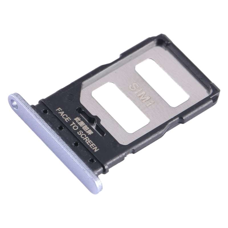 For TCL 30 / 30+ / 30 5G Original SIM Card Tray + Micro SD Card Tray(Black)