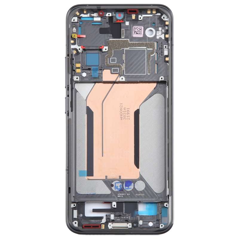 For Xiaomi 14 Original Front Housing LCD Frame Bezel Plate (Black)
