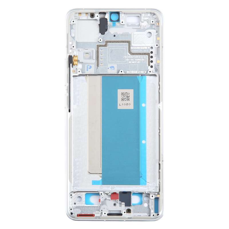 For Xiaomi Redmi K70 Original Front Housing LCD Frame Bezel Plate (Silver)