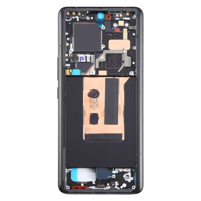 For Xiaomi 13 Ultra Original Front Housing LCD Frame Bezel Plate (Black)