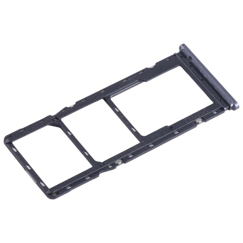 For Tecno Spark 7T SIM Card Tray + SIM Card Tray + Micro SD Card Tray (Blue)