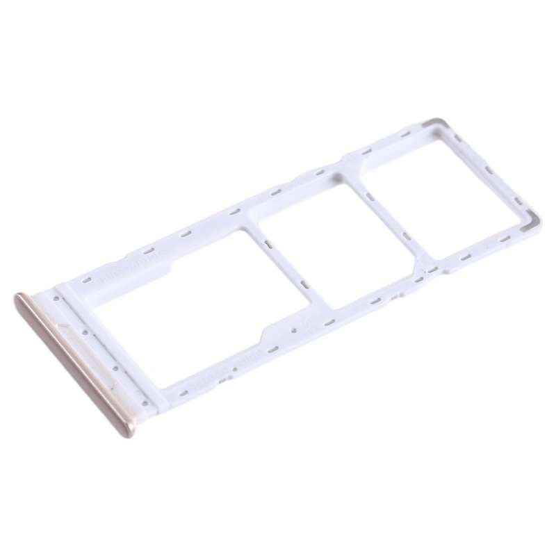 For Tecno Camon 18 SIM Card Tray + SIM Card Tray + Micro SD Card Tray (Gold)