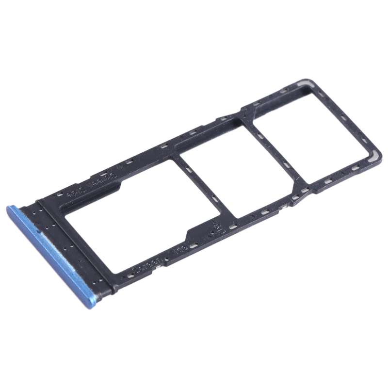 For Tecno Pova Neo SIM Card Tray + SIM Card Tray + Micro SD Card Tray (Black)