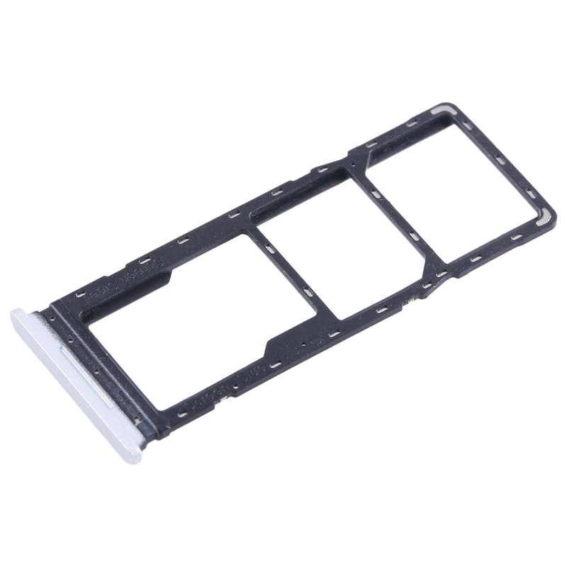 For Tecno Spark Go 2022 SIM Card Tray + SIM Card Tray + Micro SD Card Tray (Dark Blue)