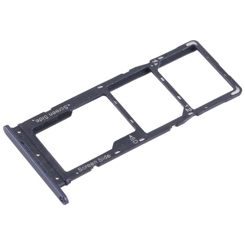 For Tecno Spark Go 2023 BF7n SIM Card Tray + SIM Card Tray + Micro SD Card Tray (Blue)