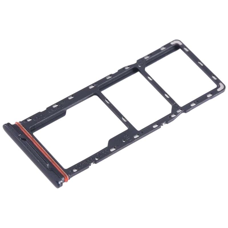 For Infinix Hot 10i X659B SIM Card Tray + SIM Card Tray + Micro SD Card Tray (Purple)