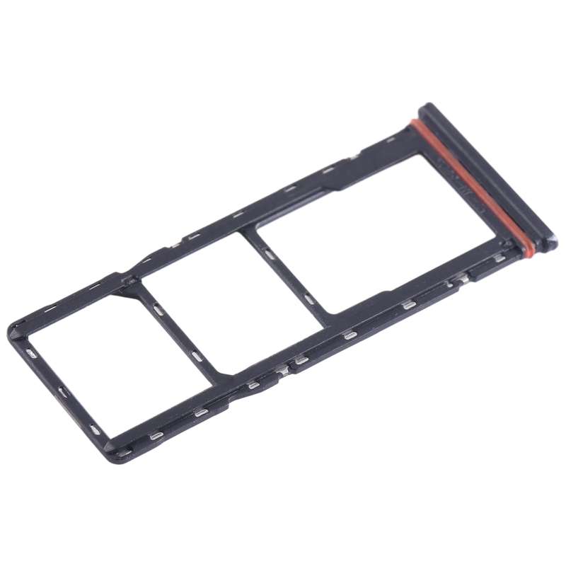 For Infinix Hot 10i X659B SIM Card Tray + SIM Card Tray + Micro SD Card Tray (Purple)