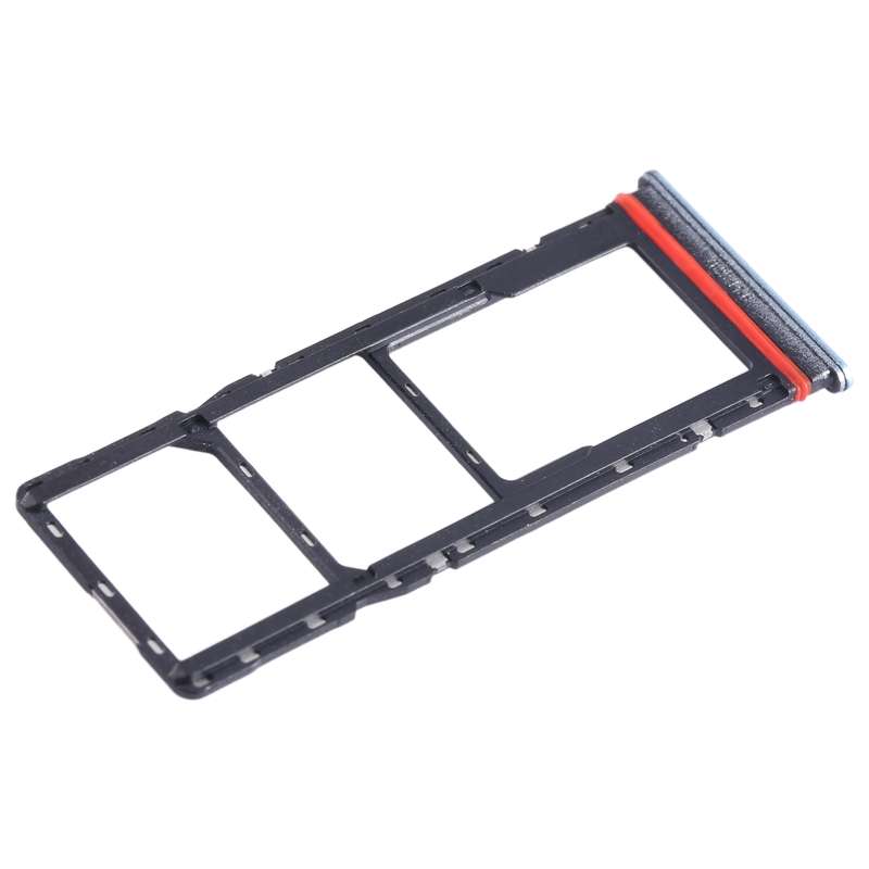For Infinix Hot 11 Play SIM Card Tray + SIM Card Tray + Micro SD Card Tray (Gold)