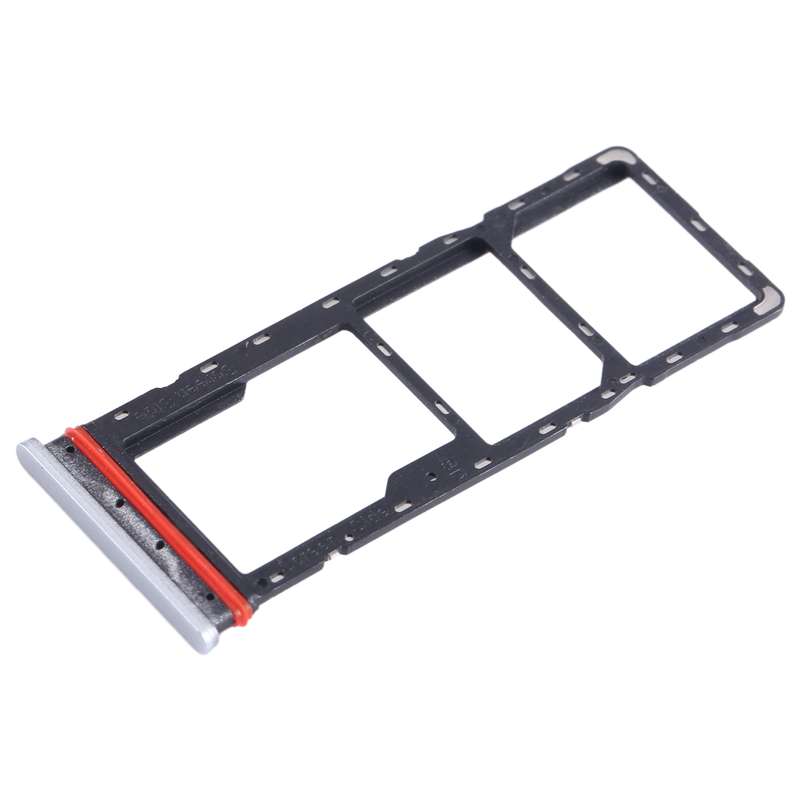 For Infinix Hot 12 X6817 SIM Card Tray + SIM Card Tray + Micro SD Card Tray (Green)