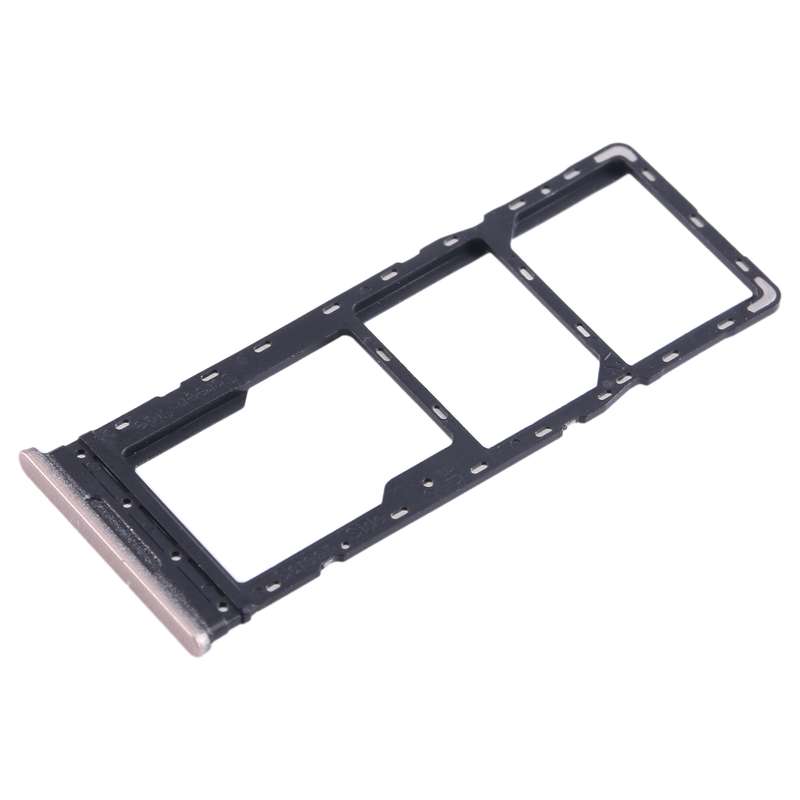 For Infinix Note 12 4G X663 SIM Card Tray + SIM Card Tray + Micro SD Card Tray (Blue)