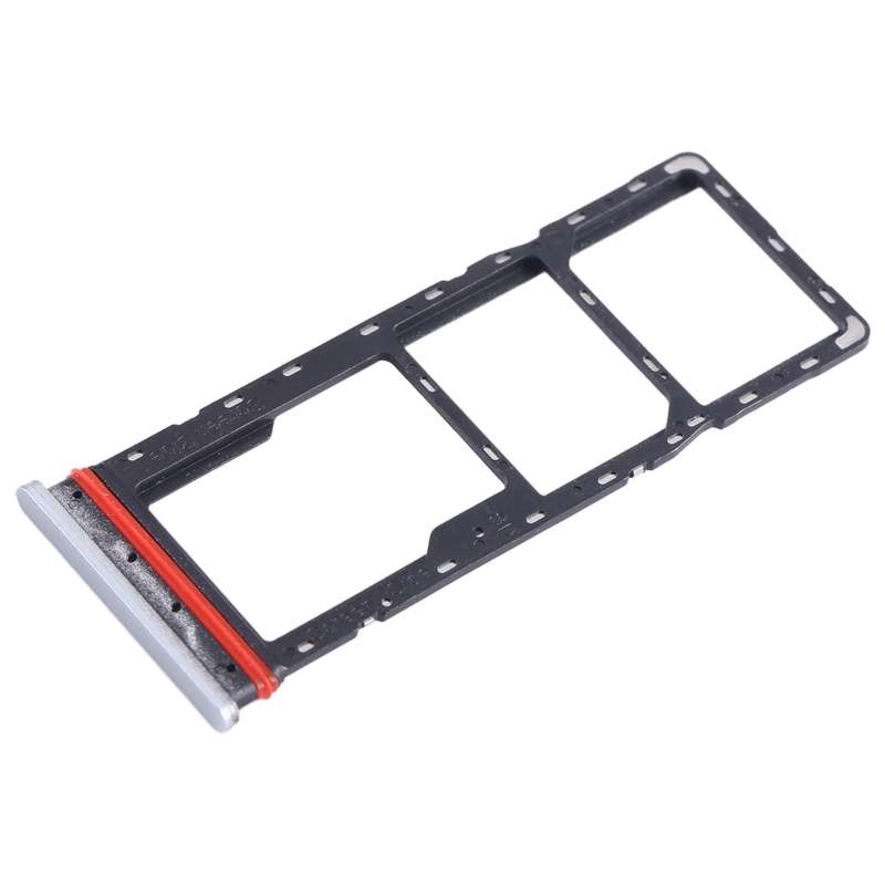 For Infinix Hot 12 Play SIM Card Tray + SIM Card Tray + Micro SD Card Tray (Green)