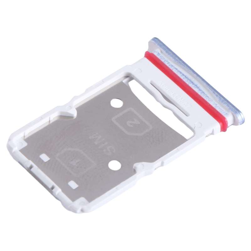 For Infinix Hot 20 5G X666 SIM Card Tray + SIM Card Tray + Micro SD Card Tray (Blue)
