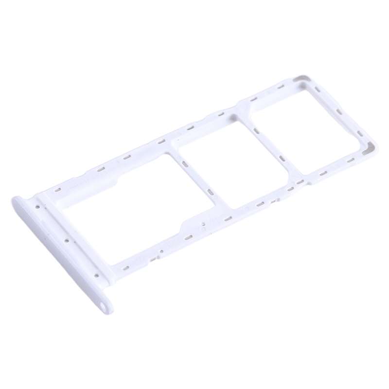 For Infinix Smart 7 HD X6516 SIM Card Tray + SIM Card Tray + Micro SD Card Tray (White)