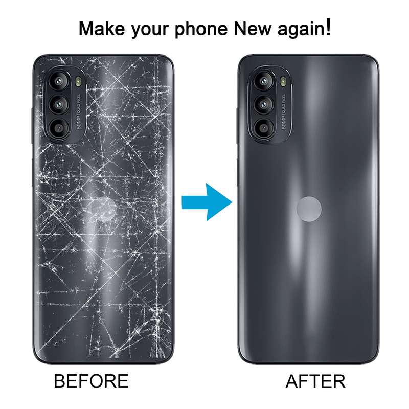 For Motorola Moto G52 Original Battery Back Cover(Grey)