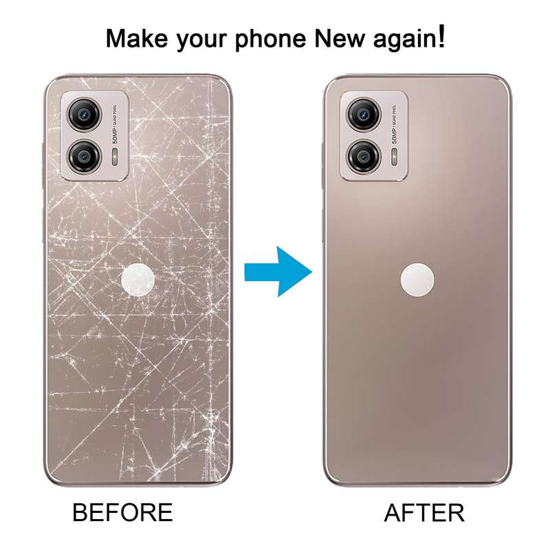 For Motorola Moto G53 Original Battery Back Cover(Black)