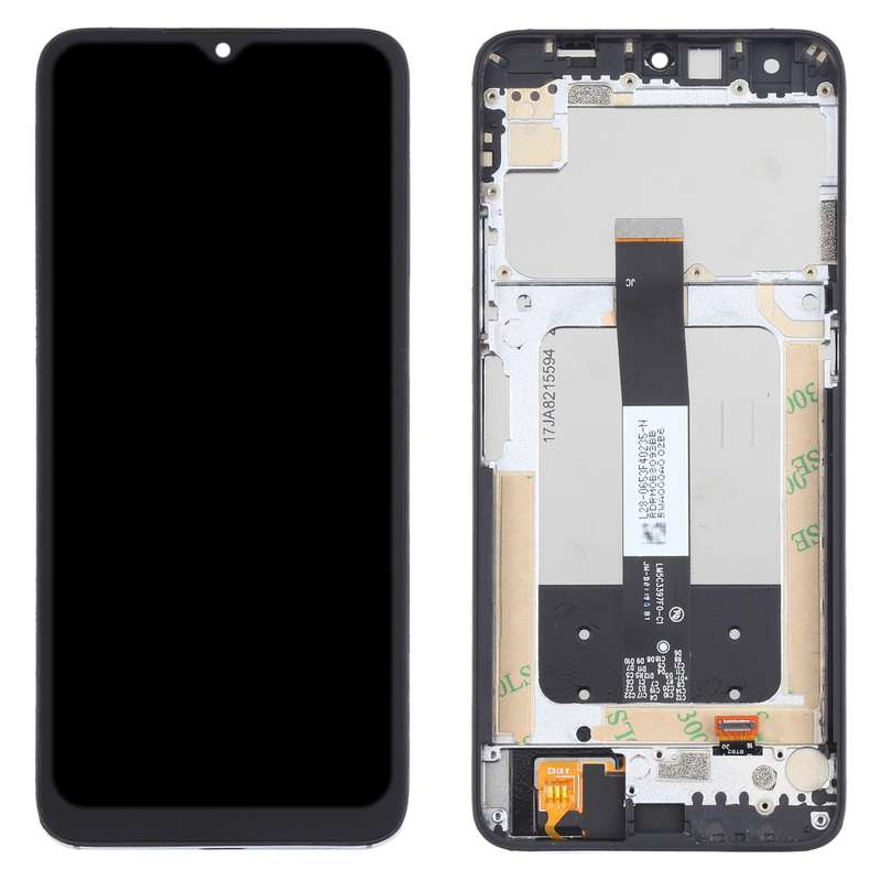 LCD Screen and Digitizer Full Assembly With Frame for Umidigi A11(Black)